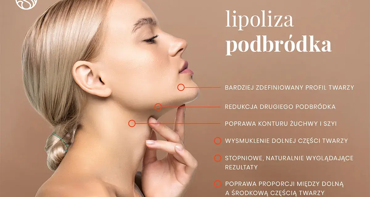 Masaż po lipolizie podbródka poprawia kontur żuchwy i szyi, wysmukla dolną część twarzy, dając naturalne rezultaty.